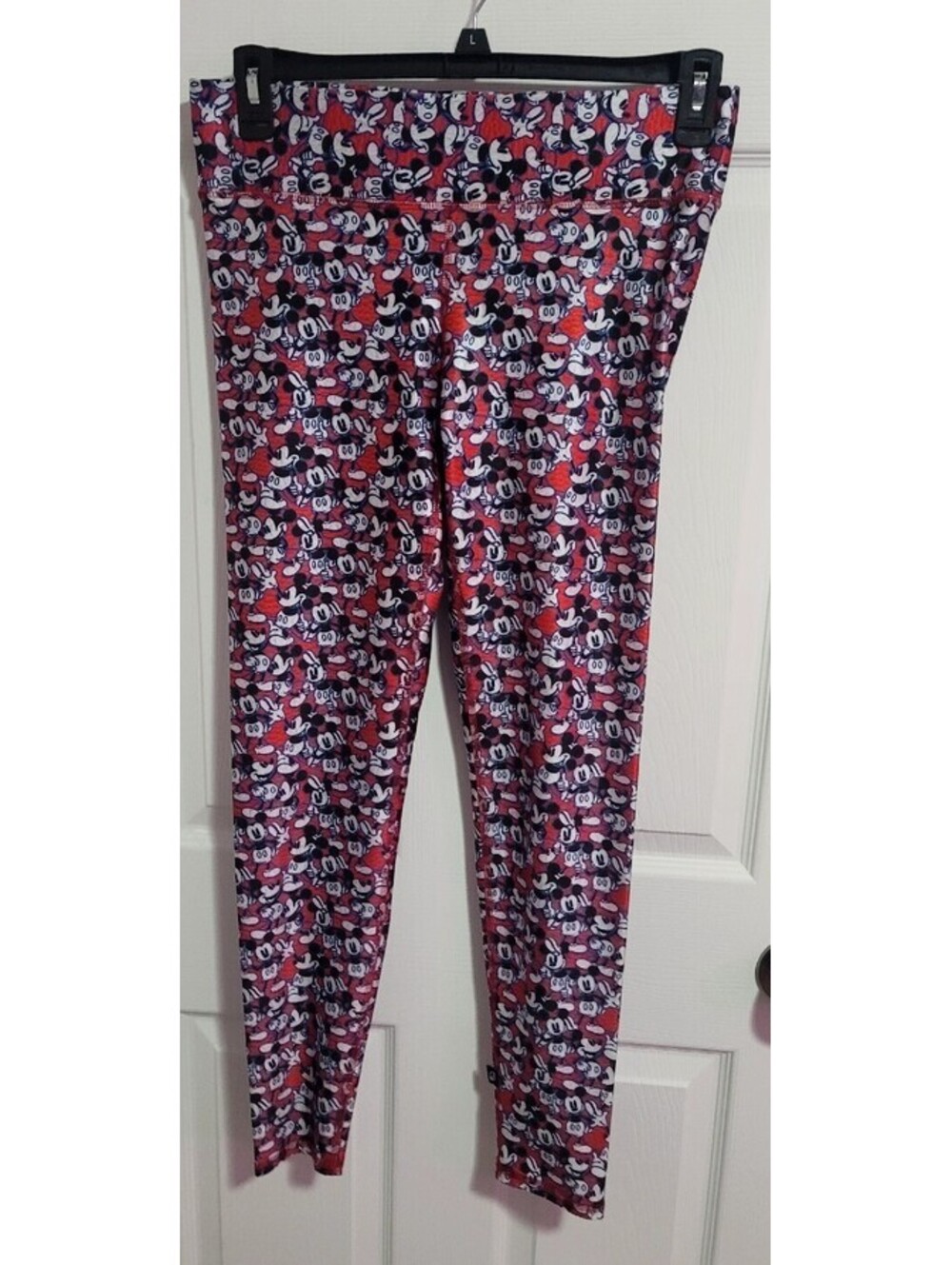 NWT DISNEY x TEREZ MICKEY MOUSE STRETCH LEGGINGS SIZE XL RED